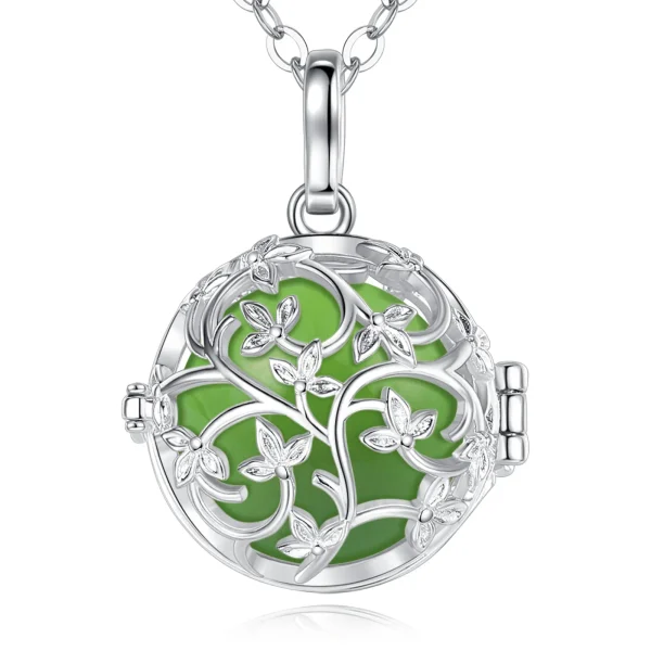 collier bola vert élégant