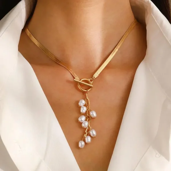 Collier Acier DoréMon collier femme