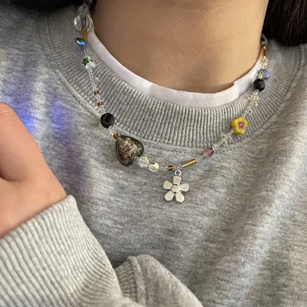 collier fantaisie motifs