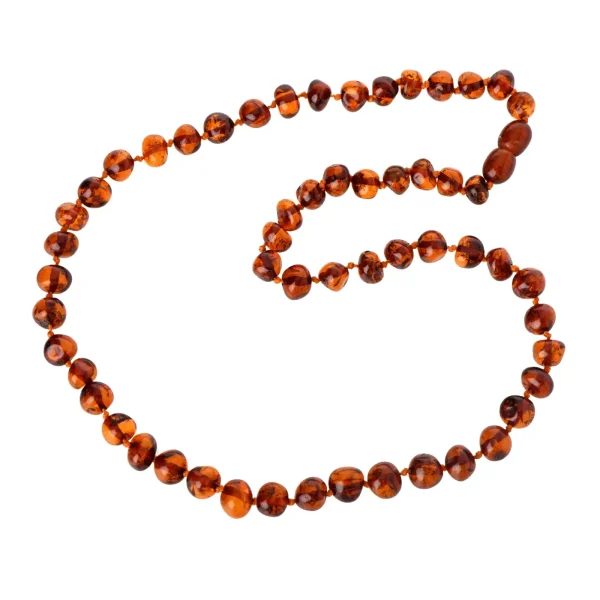Collier Perles Ambre