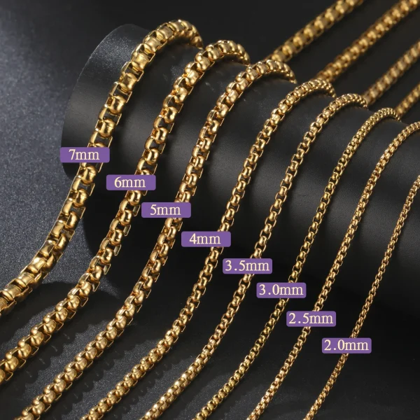 collier femme chaîne doré