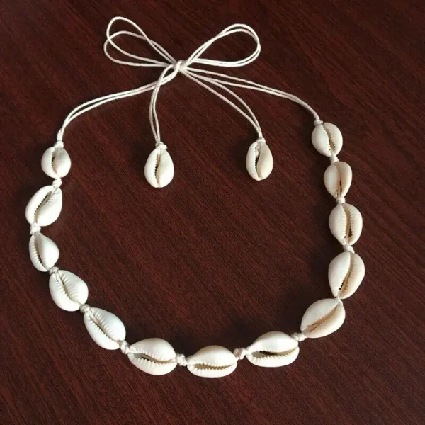 collier coquillage femme