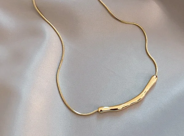 mon collier femme doré